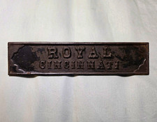 Royal Cincinnati Antique Cast Iron Door Push Plate 10