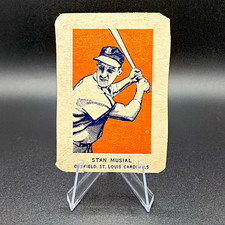 1952 Wheaties Stan Musial Action Hand Cut St Louis Cardinals Hall of Fame HOF picture