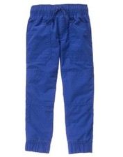 NWT Gymboree Boys Pull on Pants Jogger Blue Jersey lined  Shipmates 7 picture