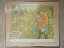Vintage Arnold Palmer Signed Lithograph (645/1500) - Bernie Fuchs Living Legends picture