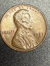 1981 D Lincoln Memorial Penny, (DDO) picture