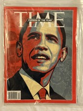 Time Magazine Barack Obama Person Of The Year 2008 Newsstand Edition Unread picture