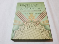 ❤️RARE UNUSED CHEAP❤️Cryptographic Security Architecture Design & Verification❤️ picture