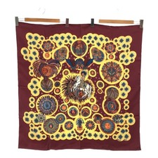 HERMES Carre 90 LE ROY SOLEIL Silk Pre-owned - Good Made in France picture
