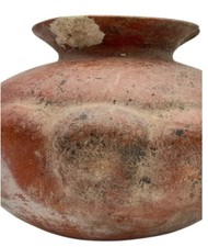Ancient Pre-Columbian Colima Red Clay Vessel Gourd Form c.300 BC–AD 300 picture