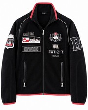 Bogner Jacket Greenland Expedition Black Fleece Patches Rare Vintage Women Small picture