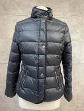 Tintoretto Women's Puffer Jacket Dark Navy Size 40 picture