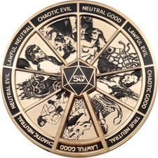 Dungeons & Dragons: 50th Anniversary - Limited Edition Pin Badge - Alignment Spi picture