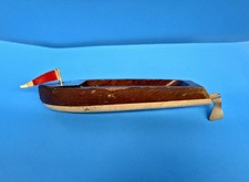 1930s KEYSTONE ELECTRIC WOODEN SPEEDBOAT ORIGINAL VINTAGE TOYS COLLECTIBLES picture
