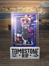 2025-26 Topps Chrome Update Sapphire Giannis Antetokounmpo Purple Color Match 75 picture