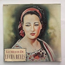 LUCHA REYES - LO MEJOR DE LUCHA REYES - 1987 MEXICAN DOUBLE LP TRANSLUCENT WAX picture