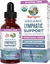 MaryRuth's Organic Lymphatic Support – Echinacea & Elderberry Drops+Vegan – 30 picture