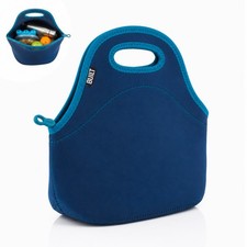 Built NY Gourmet Getaway Neoprene Lunch Tote Bag - Insulated Reusable - Navy picture