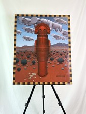 David Johnson Vandenberg - High Desert, Oil on Canvas picture