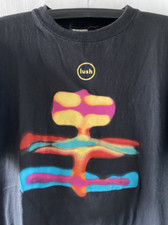 Vtg Lush Black Spring shirt Short Sleeve Tee Gift Fan S-5XL EN471 picture