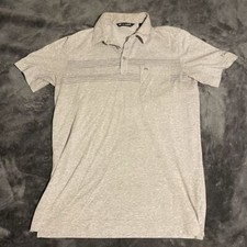 Travis Mathew x Haymaker Steamboat Gray Performance Golf Polo Shirt Men’s M Logo picture