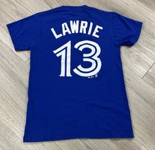 Brett Lawrie #13 Toronto Blue Jays Youth Small T Shirt Majestic MLB picture