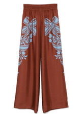 La DoubleJ Silk Twill Brown Wide Leg Palazzo Pants - size Small - retail $780 picture