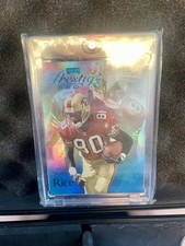 1999 Playoff Prestige SSD - Jerry Rice #B112 Spectrum Blue /500 picture