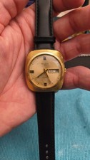 Vintage 1974 BULOVA 23 Jewels Automatic Watch N4 Cushion Case 10K RGP  picture