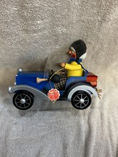 RARE Incense Burner Smoker German Nutcracker Music Box Vntg Car Driver Steinbach picture