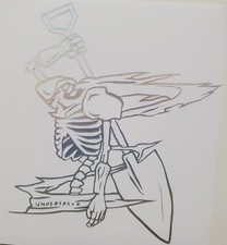 Undertaker Shinei Reaper Logo 86 Eighty-Six Decal Sticker Anime Car, Windows picture