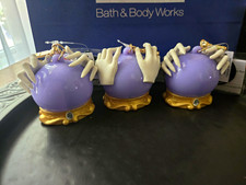 Bath & Body Works Halloween Gothic Purple Hand Crystal Ball PocketBac, Lot Of 3 picture