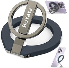 BoYata Magnetic Phone Ring Holder, 360° Rotating Phone Grip for MagSafe picture