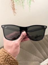 New Ray Ban Blaze Wayfarer RB4440-N 4440 Black G15 Lens 141mm Width Lightweight picture