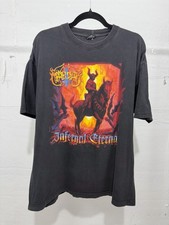 Vintage Marduk Shirt XL Infernal Eternal 2001 10 Years Comradeship Black Metal picture