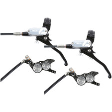 Hope Tech 4 V4 Hydraulic Disc Brake Set - Front & Rear Post Mount, Aluminum, picture
