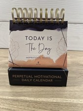 Daily Calendar with Inspirational Perpetual Motivational Quotes Desk Flip picture