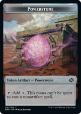 x4 Powerstone BRO MTG Brothers' War 7/12 TOKEN M/NM 4x picture