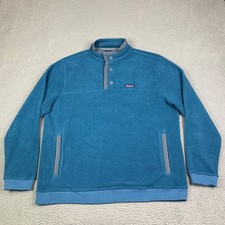 Patagonia Shearling Button Pullover Sweater Mens XL Wave Blue 26140 picture