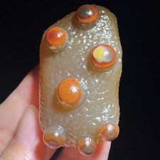 Natural Unique China Inner Mongolia Gobi Eye Agate Stone Specimen picture