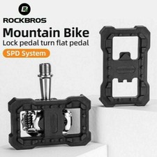 ROCKBROS MTB Flat Pedal Adapter Clipless Platform Adapter Pedal for Shimano SPD picture