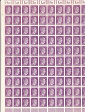 Stamp Germany 06 PF Adolf Hitler Sheet 1941 WWII 3rd Reich German MNH Faults 2 picture