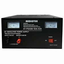 Audiotek AT-PS53M 13.8V 53A Regulated DC Power Supply for Ham CB Radio picture