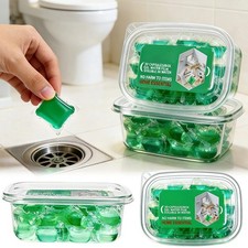 Drain Freshener Pods Sink Odor Eliminator Gel Water Soluble Deodorizer 90 TABLET picture