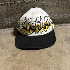 Rare 90s Vintage Pittsburgh Steelers Graffiti Style Snapback Drew Pearson READ picture