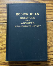 Rosicrucian Questions And Answers with Complete History, H. Spencer Lewis 1954 picture