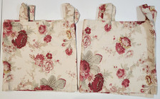 Waverly Garden Room 2 Red Rose Floral Tab Top 58
