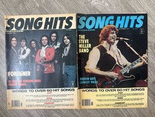 Vintage Song Hits Magazine Lot 1977 1978 Foreigner Steve Miller Band 70s Music picture