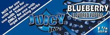 Juicy Jay's Blueberry 1 1/4 Rolling Papers Free USA Shipping picture