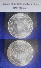 Motherlode Montana Gold Mining Pick & Shovel 1 Troy Oz .999 Fine Silver Round picture