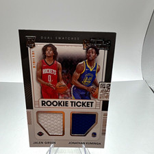 Panini 2021-22 Contenders Green/Kuminga RC Dual Swatches RT2-GLE picture