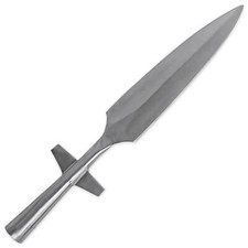 Historic Reenactment Winged Spear Head – Functional Hand-Forged Weapon picture