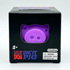 *SUPER RARE* Schylling NeeDoh Dig' It Pig 