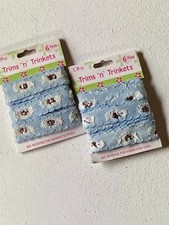 Offray Denim Trims 'n' Trinkets 6ft 2 packs picture
