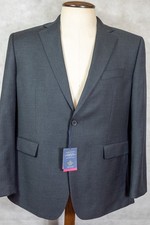 NWT Charles Tyrwhitt Natural Stretch Twill Merino Wool Two Piece Suit 44S 36x30 picture